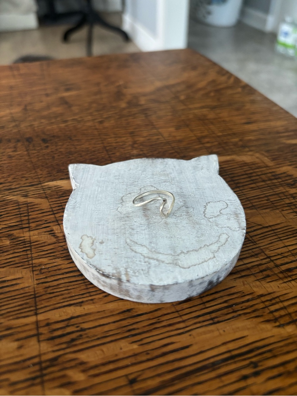 Coastal Summer Pura Vida Silver Wave Ring Size 6